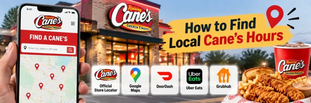 How to Find Local Cane's Hours