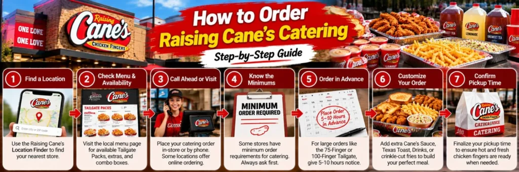 Raising Cane’s Catering Ordering Guide