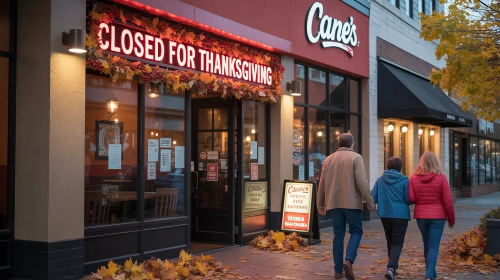 Is Canes Open on Thanksgiving?